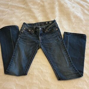 Miss Me Dark Blue Denim Jeans